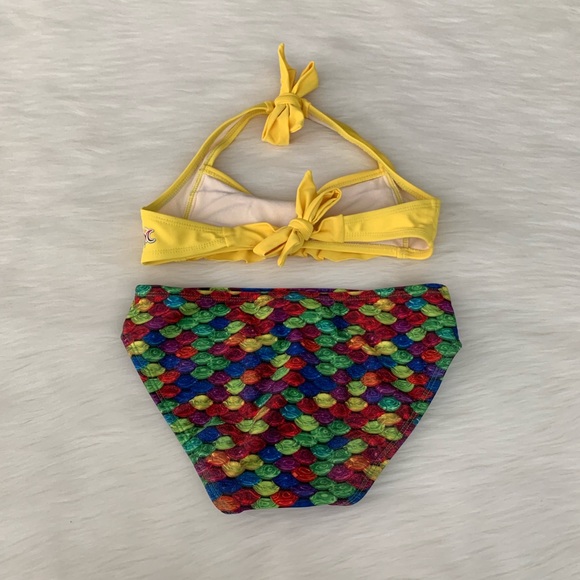 Mermaidens Sea Wave & Rainbow Reef Girls Bikini - Picture 7 of 8